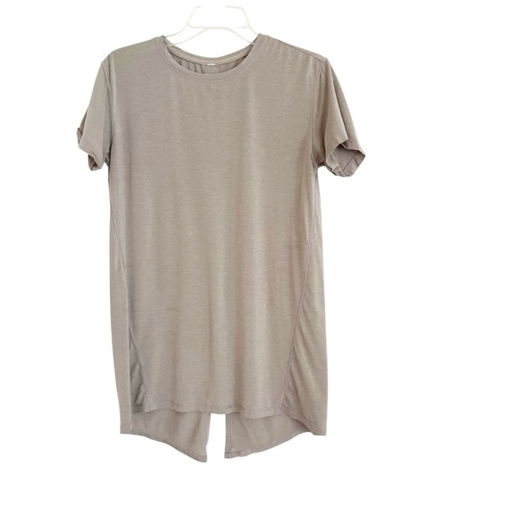 Lululemon Part Ways Tee Dark Chrome White Size M - Picture 5 of 12